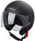 A-PRO SRL Casco Jet Demi Urban Moto Omologato ECE 22-06 Avio Sferica SonicMoto Nero Opaco L