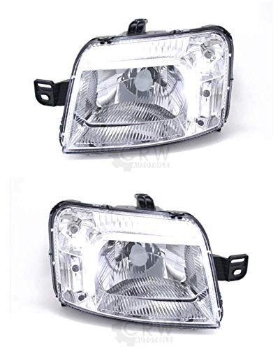 Halogen Scheinwerfer Set PANDA (169) Bj. 09/03-07/09 H4 mit Motor