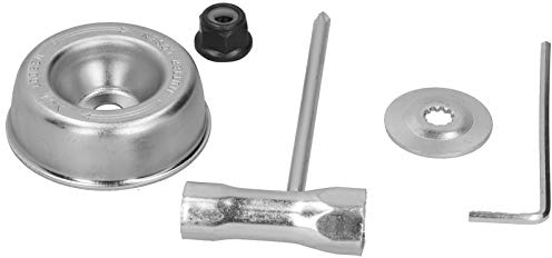 2 Set Trimmerkopf-Adapter-Kit freischneider adapter für Fadenschneider-Freischneider, Wartungszubehör Unkraut-Grashalm-Adapter, adapter für freischneider unkrautbürste