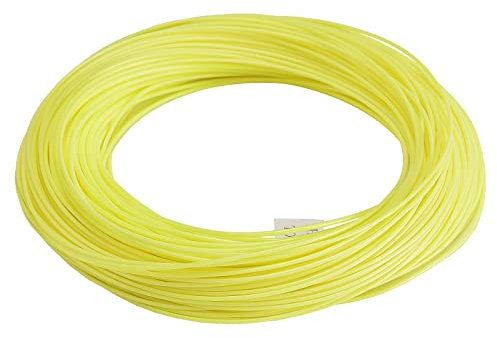 SF Gewicht vorwärts Fliegenfischerschnur Schnur Schwimmende Feschweißte Schleife #Fluo Gelb 100FT 6wt