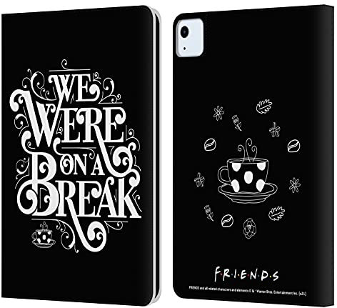 Head Case Designs Licenciado Oficialmente Friends TV Show Estábamos en un Descanso Arte Clave Carcasa de Cuero Tipo Libro Compatible con Apple iPad Air 2020/2022