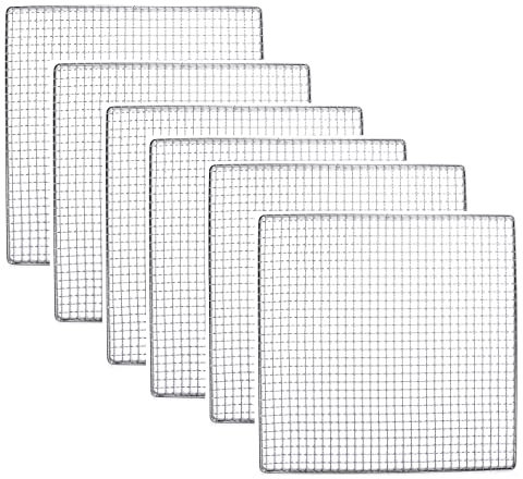 6 Pack Stainless Steel Tray UPGRADE 12 x 13 Compatible With Ivation Compatible With Gourmia Food Dehydrator Drying Replacement Bright Kitchen