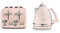 De'Longhi CT04PK Toaster, Plastic, Pink & Argento Flora KBX3016.PK Kettle, 360 Swivel base & cord storage, Pink