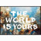 Graffiti-Ideen The World Is Yours Scarface Poster Gemälde Drucke HD-Bilder auf Leinwand gedruckt für Schlafzimmer Wohnkultur 75 x 100 cm (30 x 39 Zoll) ohne Rahmen