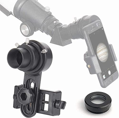 SOLOMARK 3,2 cm (1,2 Zoll) Teleskop-Smartphone-Adapter, aktualisiert, schnell ausgerichtet, für 3,2 cm (1,2 Zoll) Refraktor & Reflektor-Teleskop mit eingebautem