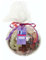 Angraves Amethyst Scented Pot Pourri Glass Fish Bowl Vase Gift Wrapped Set (20cm)