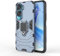 SEAHAI Cover per Honor 90 Lite 5G, [360° Rotante Staffa] [Militare Anti-Caduta Protezione] Cornice Paraurti in Silicone Morbido Ultra Sottile Custodia - Blu