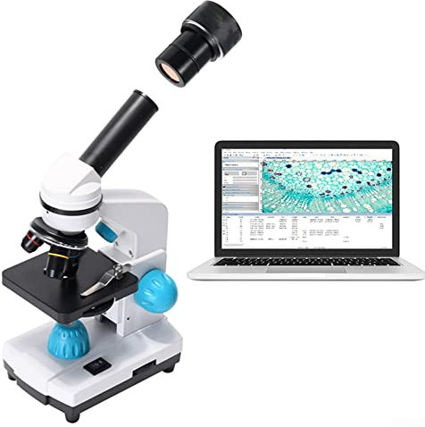 USB Microscope Camera, Eyepiece Camera with Adapter, 5MP Cmos for Digital Electronic Eyepiece Camera for Industry Science Lab School