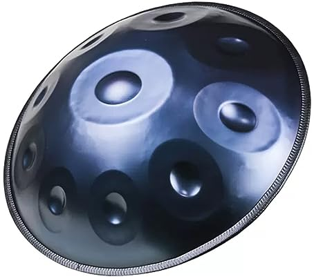IkErna Handpan -Drum -D -Moll 9/10/12 Notizen, 432/440Hz Mit Tasche, Schläger, Professionelles Harmonisches Percussion/12 Notes/432Hz