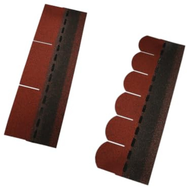 Tegola Canadese bituminosa granigliata Rossa, Rosso, Set di 21 Pezzi mq 3