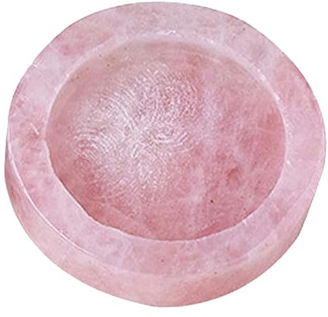 Amosfun Support De Bougie Cristal Naturel pour Table Bougeoir Élégant Pierre De Décoration De Centre De Table pour Événements Et Fêtes
