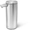simplehuman 266ml Sensorspender, wiederaufladbarer automatischer Flüssigseifenspender, Variable Dosierung, tropffreies Ventil, IP67 wasserdicht, gebürsteter Edelstahl, ST1082