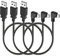 Right Angle Micro USB Cable 1ft, Short Charger Cord Data Transfer Compatible for Samsung Android S7, Kindle, Fire TV (3-Pack)
