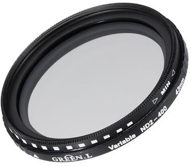 sourcing map ND2-400 Objektivfilter, variabler Graufilter, 43 mm, runder ND-Filter, Graustufenfilter für Kamera-Objektiv