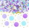 ParPix 6000 Stück Konfetti Bunt, 50g Hellviolett Rund Streudeko Geburtstag Hochzeit Deko, 2.5cm Streudeko Papier Konfetti Glitzer,Confetti Tischdeko,Luftballons Konfetti für Weihnachten,Silvester Deko