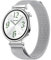 OUTPUTBT Métal Bracelet 12mm 14mm 16mm 18mm 19mm 20mm 22mm Compatible avec Garmin Samsung Amazfit Huawei Smartwatch acier inoxydable Bracelet Quick Relese Bracelet pour Femmes Hommes Argent