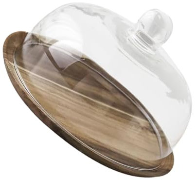 ABOOFAN moule à gâteau Plateau de service pour desserts Présentoir à pâtisseries en verre support à gâteau et cloche porte-gâteau support à gâteau avec couvercle à gâteau avec plateau