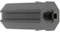 cyclingcolors embout de tube de volet roulant octogonal fenêtre sortie plastique, pour tube octogonal de 60 mm sortie carré de 10 mm avec nez Ø 18 mm