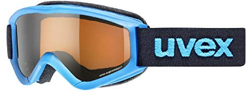 uvex speedy pro - Skibrille für Kinder - konstrastverstärkend - vergrößertes, beschlagfreies Sichtfeld - blau - one size