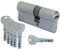 Iseo 82R6030309C Doppelzylinder R6 Plus Metallic
