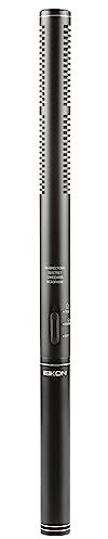 Proel EIKON MFC81 - Microfono professionale a canna di fucile, condensatore unidirezionale per un uso con telecamere e per riprese ambientali, Nero (MFC81)