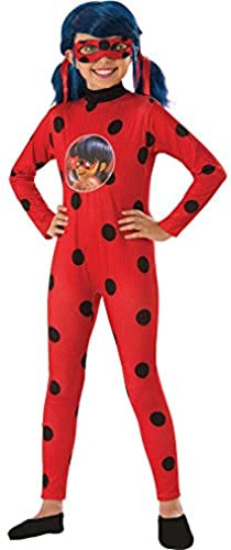 Rubie's - Offizielles Tikky Ladybug-Kostüm mit Zubehör im Panoplie, 155137M, Rot