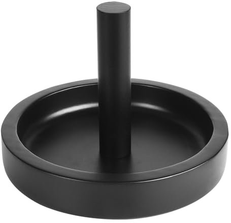 MoyanSuper Wood Cone Talc Bowl Cone Chalk Holder for Pool/Billiards Table (Black)