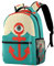 Rucksack für Herren, Retro-Design, Anker-Augen, für Schule, Büchertasche, Wandern, Reisen, Schultasche für Damen und Mädchen