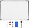 vidaXL Magnetisches Whiteboard Weiß 70 x 50 cm Stahl