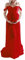 Loalirando Robe de Grossesse Shooting Photo en Mousseline de Soie Léger, Robe de Maternité Maxi-Longue Epaule Dénudée pour la Photographie (Rouge, M)