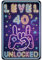 Cartel de chapa para 40 cumpleaños hombre mujer escudo nivel 40 Unloqued, regalos para el 40 cumpleaños hombre divertido cartel de cumpleaños 40, tarjeta de cumpleaños 40, tarjeta de cumpleaños