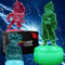Thcohee 3D LED-Nachtlicht 3 in 1, 16 Farbwechsel mit ferngesteuerter Lampe, Geburtstags- und für Kinder, Jungen, Mädchen und Teenager. (dragon -3)