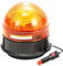 ETUKER 12V 24V Orange Rundumleuchte Magnet Blitzleuchte Gelbe 4x Blitzmuster KFZ Frontblitzer Orange Drehlicht Traktor LKW