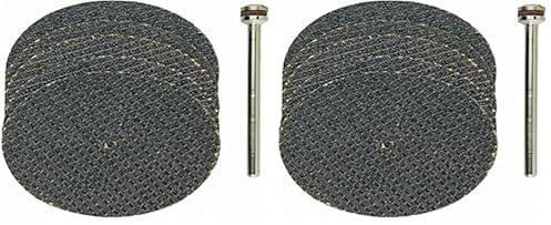 Proxxon 28818 5 x Trennscheiben mit Gewebebindung Ø38 mm + 1 Träger (Packung mit 2)