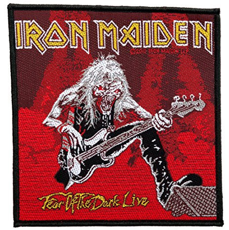 Iron Maiden Fear Of The Dark Live Sew On Clothing Patch Badge Fan 100% Official