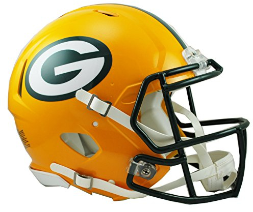 Riddell Herren Speed Authentic Helm, Team-Farben, Green Bay Packers