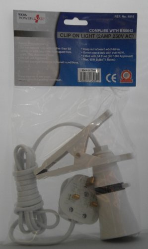 Clip On Light with 2 Metre Cable
