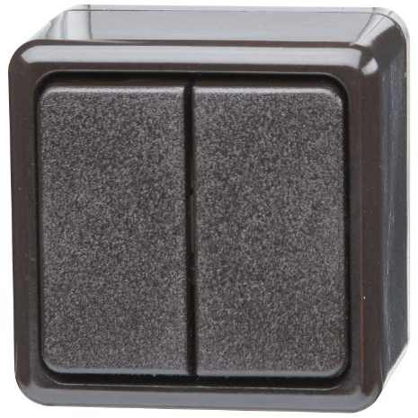 Kopp 513506006 Serienschalter Aufputzprogramm-Standard, 10 A, 250 V