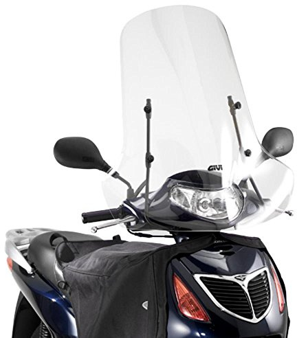 Givi 186AG Windschild Airstar mit Kantenschutz, Transparent