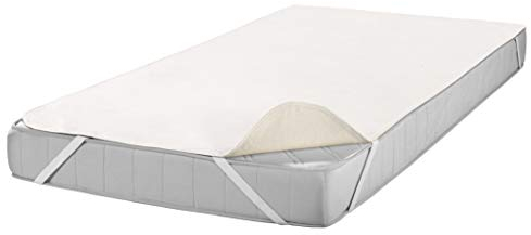Setex – Kalmuck Schonbezug weiß mit 4 Eckgummis – Matratzenschoner 120x200 cm für Matratzen mit 15-22 cm Höhe – Spannbettlaken aus 100% Baumwolle OEKO-TEX Standard 100 – Matratzenauflage Bettmatratzen