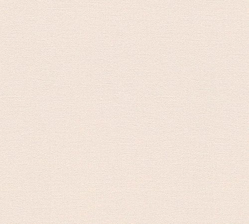 A.S. Création Secret Garden - Carta da parati in tessuto non tessuto, tinta unita, Rosa, 10,05 m (Länge) x 0,53 m (Breite)