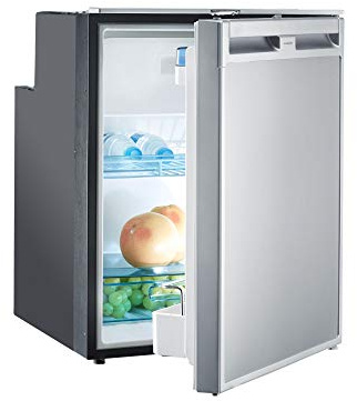 DOMETIC Coolmatic CRX 80 Compressor Fridge 78 Litre Stainless Steel Look 12/24 Volt for Caravan, Motorhome, Caravan + Boat, Silver