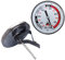 Tel-Tru BQ325R Big Green Egg, Primo, Komodo, Grill Dome, or Other Kamado-Style Replacement Thermometer, 3 dial with red and Black Zones