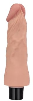 Lovetoy Vibrating Real Softee Realistischer Vibrator, Nude, 7 (Ø 3.9x18 cm)
