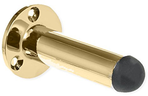 Brass Projection Door Stop | Wall Mounted Buffer