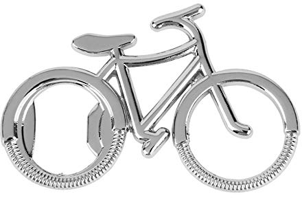 Hnourishy Bicycle Metal Beer Bottle Opener Cute Key Rings For Bike Lover Wedding Anniversary Party Gift Bike Keychain - Silver