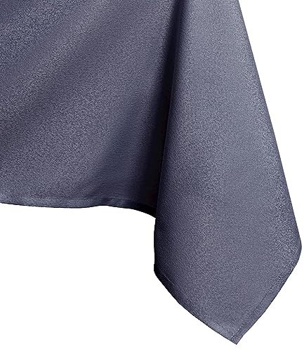 AmeliaHome Tischdecke 120x180 cm Tischtuch Tafeldecke Fleckschutz Lotuseffekt Abwaschbar Wasserabweisend Glänzend Glatt Empire Lavendel