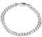 Treasure Bay Mens Solid 925 Sterling Silver Chain Bracelet - 7mm Width Cuban Curb Chain 19.5cm