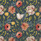 IHR Ideal Home Range - Herbst-Servietten FLOWER STORY Herbstblumen Herbstmotiv blue 20 St. Lunch-Servietten 33 cm x 33 cm