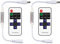 Aroidful 2 Pezzi Mini Controllore LED 12V DC Telecomandi Wireless RF a 11 Tasti RF Dimmer Controllo Wireless Controller per Strisce Led SMD 3528 5050 Monocolore